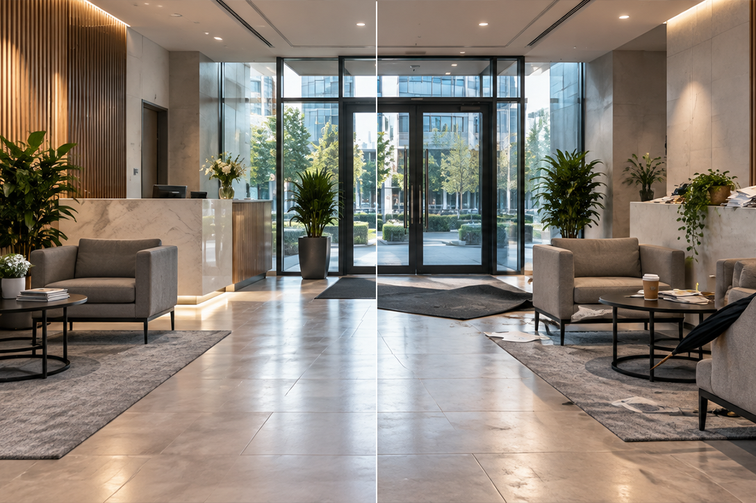 Entrance and communal area cleaning
